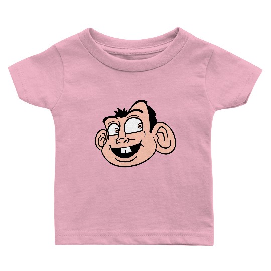 Monkey Face Sweet Cute Little Head Laughs Happy Baby T Shirts
