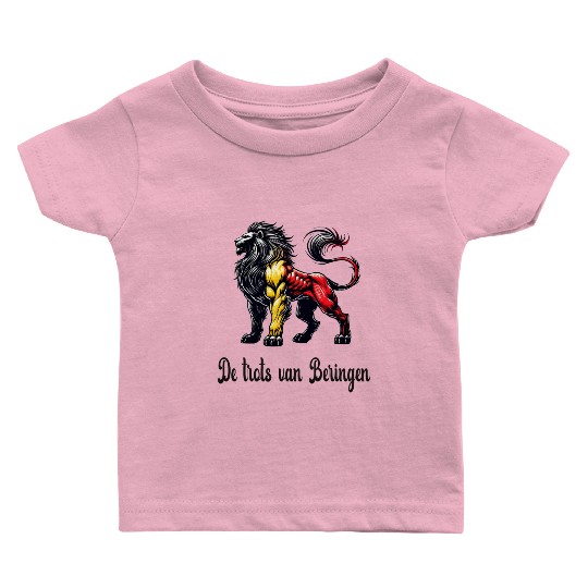 Beringen lion flag design Baby T Shirts