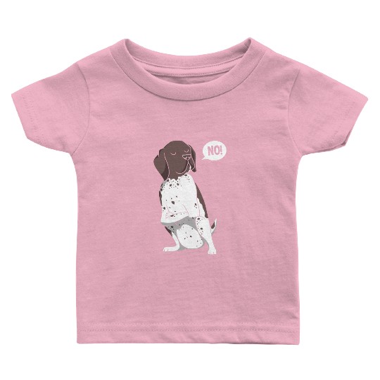 GSP Lovers Funny German Shorthaired Pointer Dog Baby T Shirts
