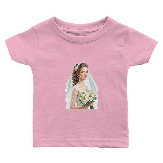 Wedding - bride Baby T Shirts