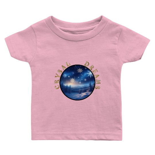 Crystal Dreams - A Winter Wonderland Baby T Shirts