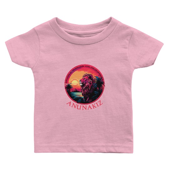 Anunakiz Lion of Ishtar’s Horizon Baby T Shirts