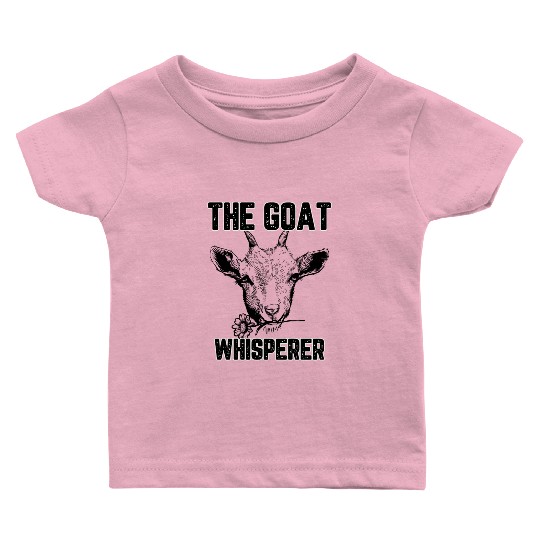 The Goat Whisperer Funny Goat Lover Farmer Gift Baby T Shirts