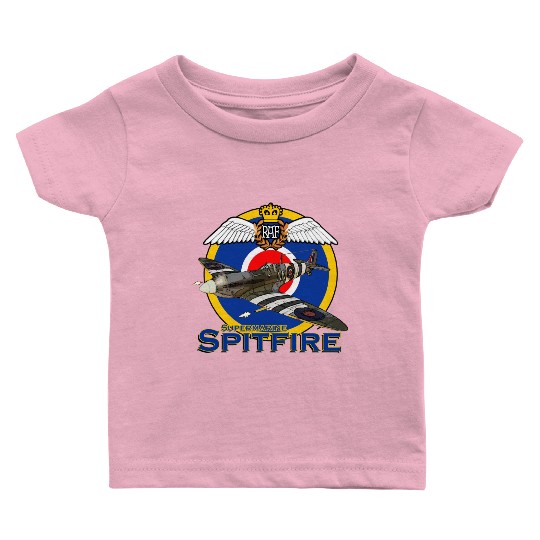 Supermarine Spitfire Baby T Shirts