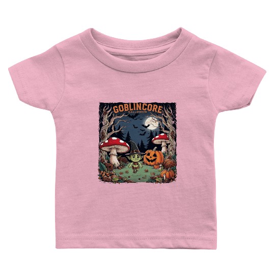 Halloween goblincore enchanted forest goblin Baby T Shirts