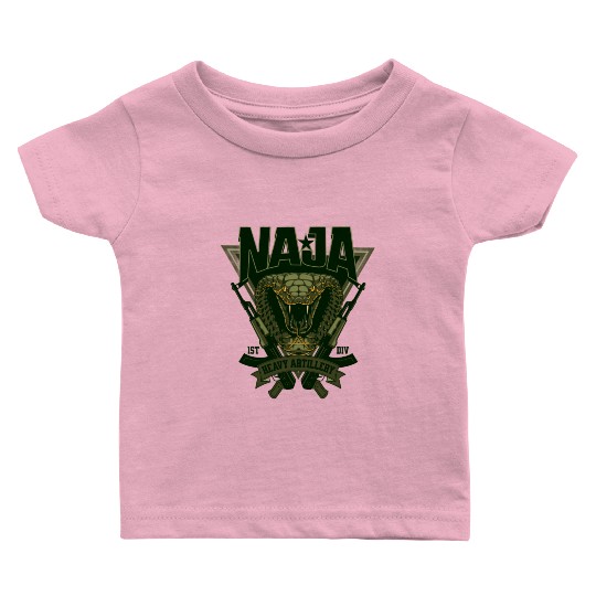 Military unit logo "NAGA" Baby T Shirts