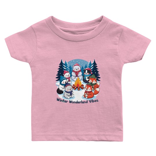 Winter wonderland vibes Baby T Shirts