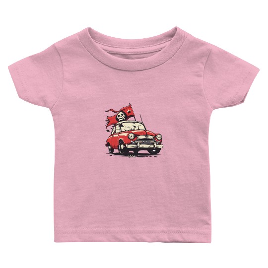 Communist Soviet Pirate Retro Car Baby T Shirts