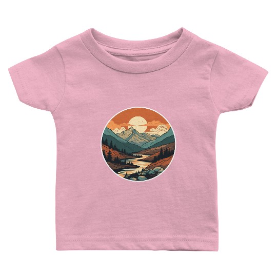Nature Hiking Landscape Baby T Shirts