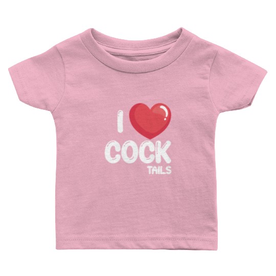 Funny I Love Cocktails 2 Baby T Shirts