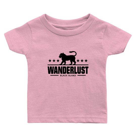 Wanderlust, Lion Baby T Shirts