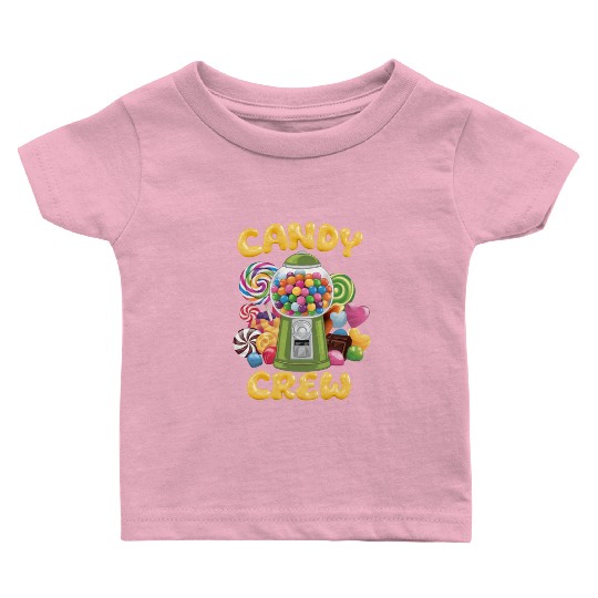 Candy Security Crew Lollipop Gummy Sweet Birthday Baby T Shirts