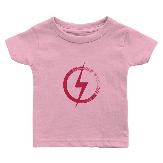 Circle and Lightning Bolt Baby T Shirts