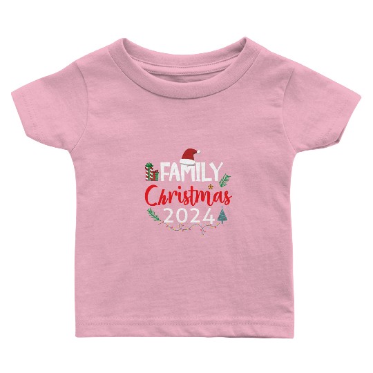 Family Christmas 2024 Family Matching Baby T Shirts