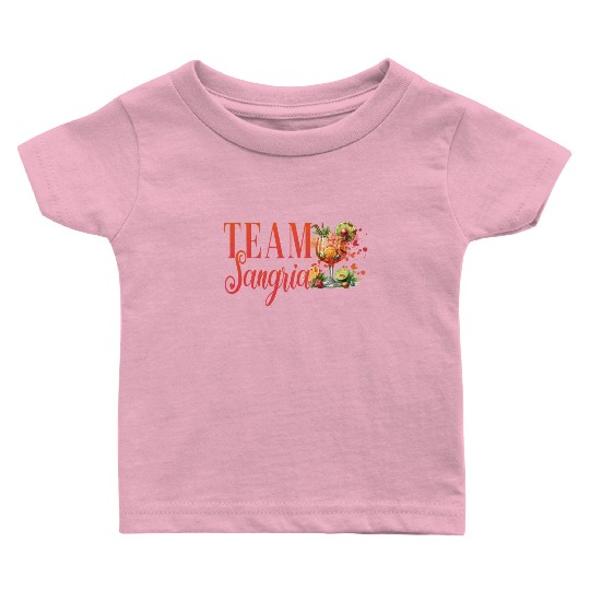 Cocktail Bartender Team Sangria Baby T Shirts