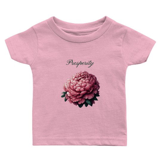 Peony of Prosperity: A Symbol of Wealth Baby T Shirts