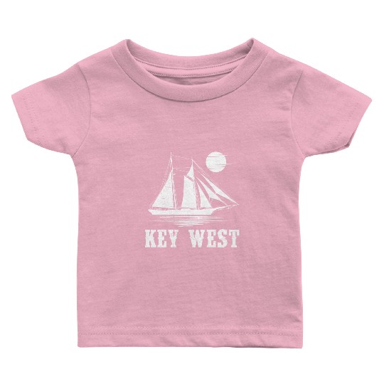 KEY-WEST FLORIDA Sailing Sunshine-State West Keys Baby T Shirts