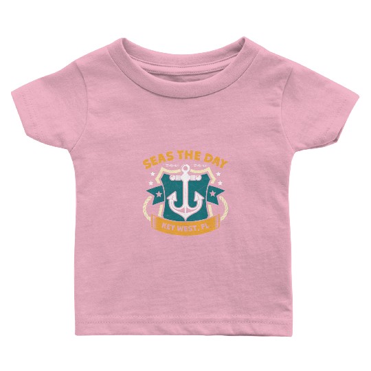 Key-West SEAS A DAY KEY-WEST SEAS Yachting Baby T Shirts