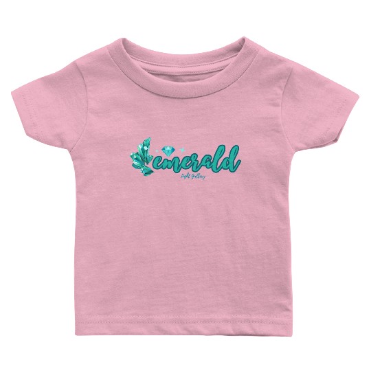 Emerald gemstone jewel Baby T Shirts