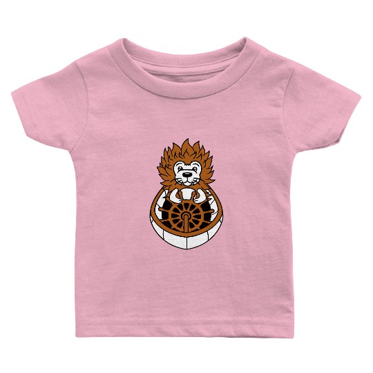 Little Hedgehog Boat Captain Funny Cute Lovely Fun Baby T Shirts