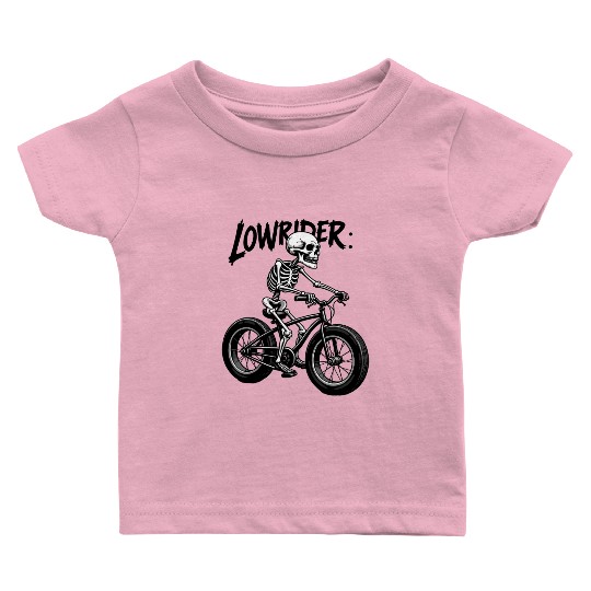 Lowrider Skeleton Art Baby T Shirts