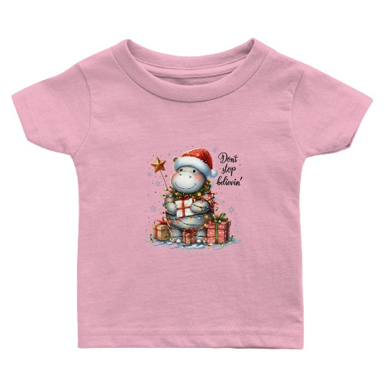 Don t Stop Believin, Merry Christmas Baby T Shirts