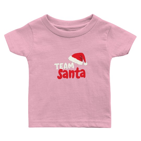 Team Santa Santa Claus Christmas Santa Claus Baby T Shirts