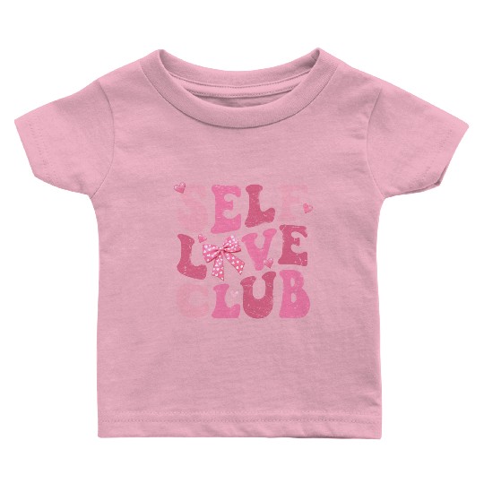 Self Love Club, Valentine Retro Baby T Shirts