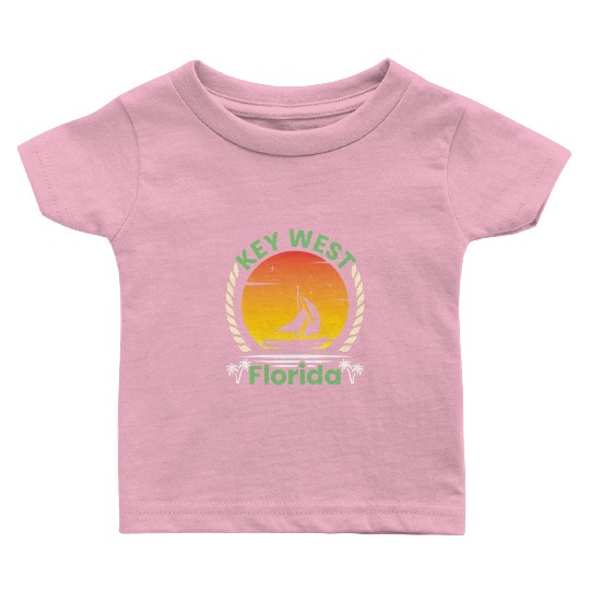 KEY-WEST FLORDIA Sailing West Keys Sailing Outfit Baby T Shirts