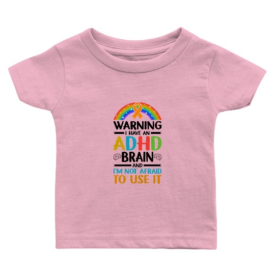 Autism Awareness Neurodivergent ADHD Baby T Shirts