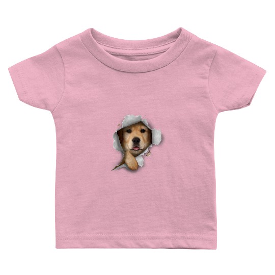 Golden Retriever Golden Dog Lover Baby T Shirts