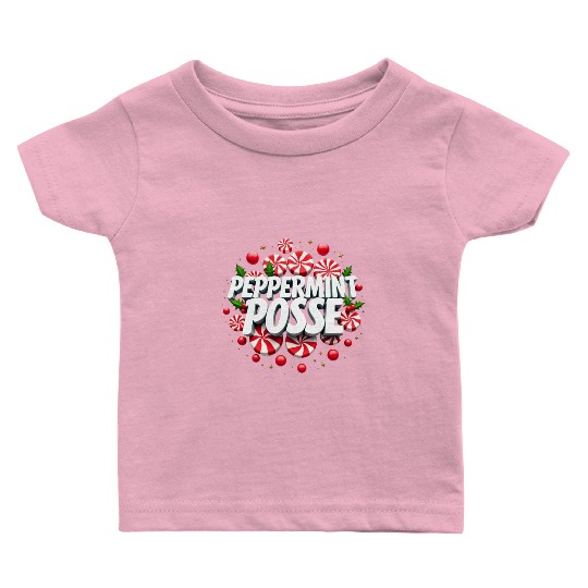 Peppermint Posse Baby T Shirts