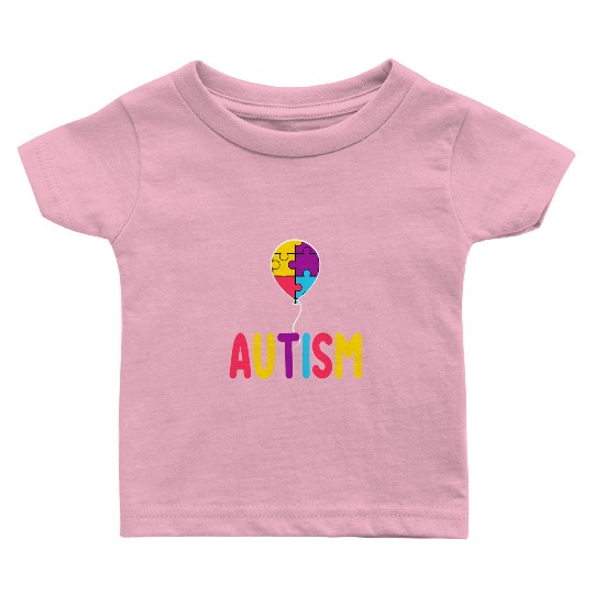 Autism Awareness Balloon - Spread Love and Support Baby T Shirts