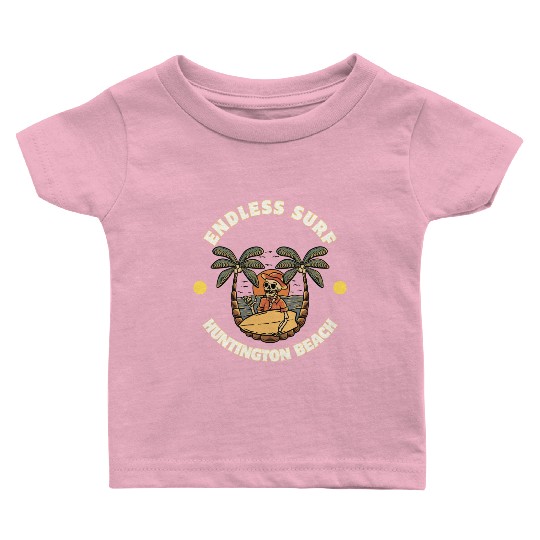 Huntington Beach Endless Surf Baby T Shirts