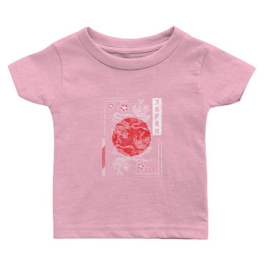 Orient Symbol Nerd Baby T Shirts
