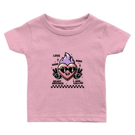 Valentines Day, Valentine Retro Baby T Shirts
