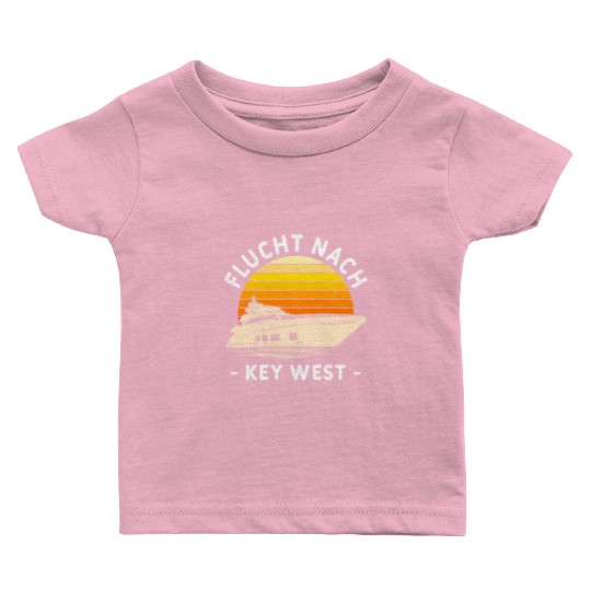 Florida ESCAPE TO KEY-WEST Sailing Florida Baby T Shirts