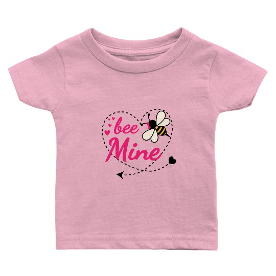 Bee Mine Valentine Baby T Shirts