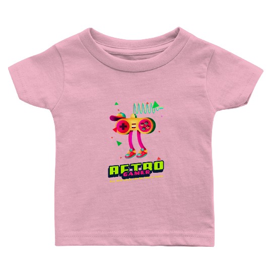 Retro Gamer But still know all the cheat codes Baby T Shirts