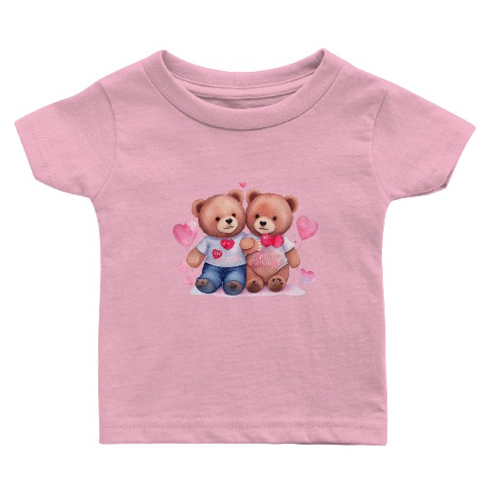 Valentines, Valentines Day, Retro Valentine Baby T Shirts