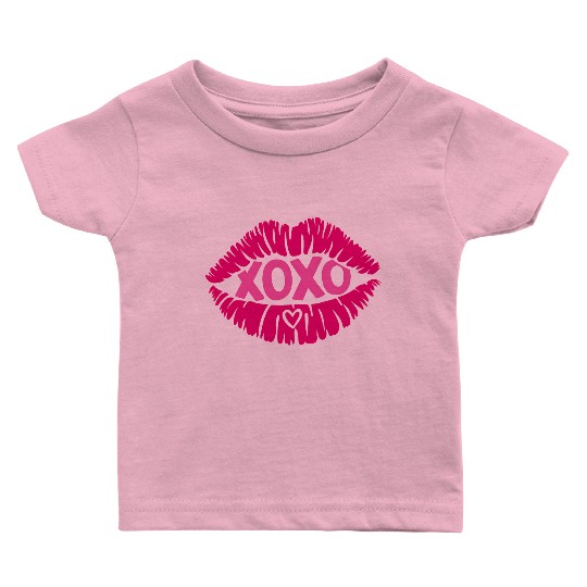 XOXO Valentine Sublimation Baby T Shirts