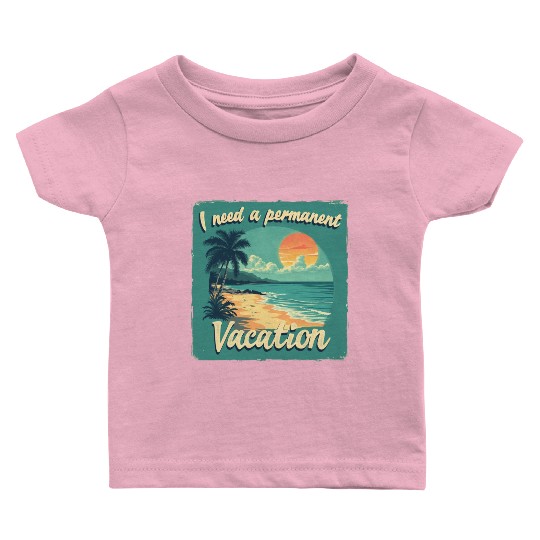 Sun, Sand, and Sea: Beach Bliss Baby T Shirts