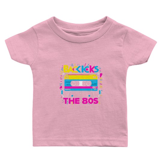 Back to the 80s Retro Cassette Tape Design - Vinta Baby T Shirts