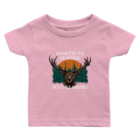 Funny Hunting No Cure Nerd Hunter Weird Baby T Shirts