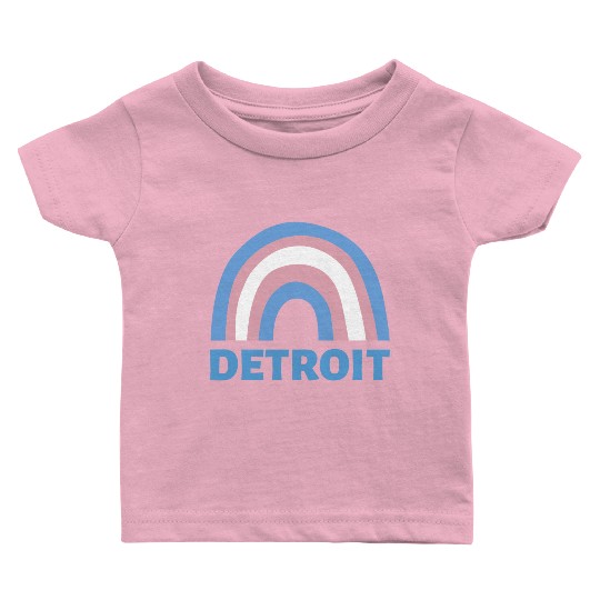 Detroit Transgender Flag Baby T Shirts