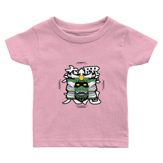 SEKMOLAI - Samurai Green Baby T Shirts