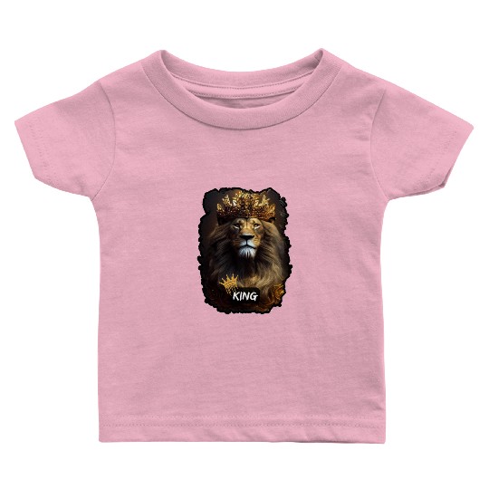 lion of judah - king Baby T Shirts