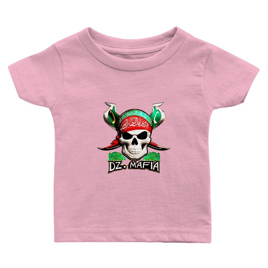 Crâne de pirate dzm 5 Baby T Shirts