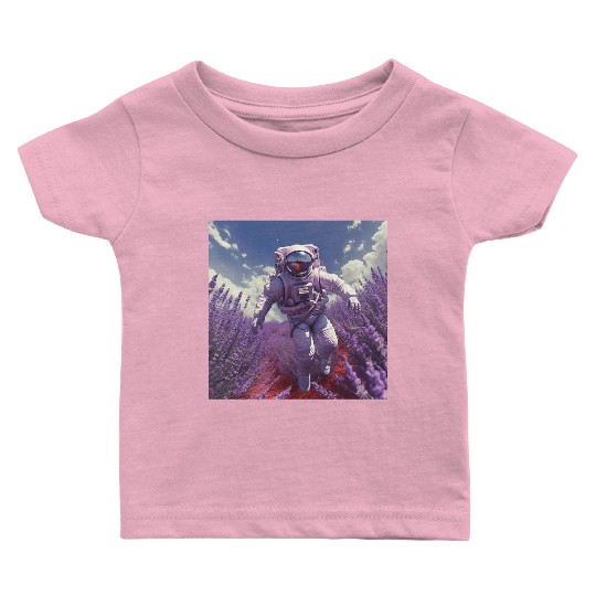 post nuclear lavender farmer Baby T Shirts