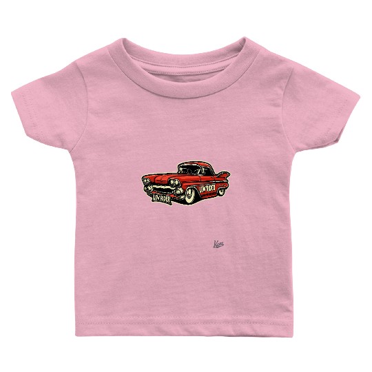 Classic Cholo Lowrider Car Baby T Shirts